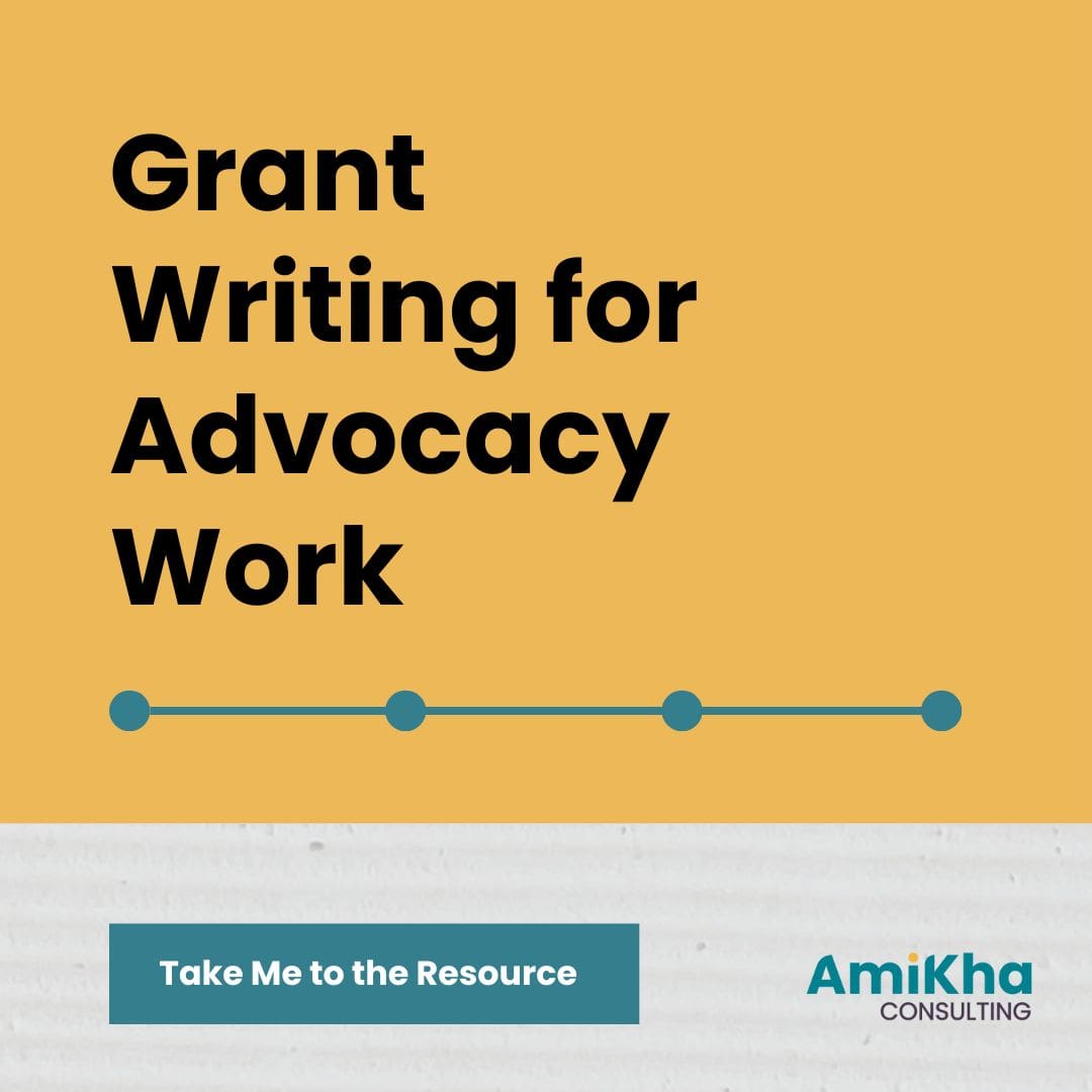 Grant Writing for Advocacy Work Freebie